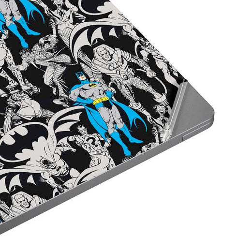 DC Comics Batman Characters Action Poses Print Universal Laptop 13in (10.6 x 7.6in) Skin